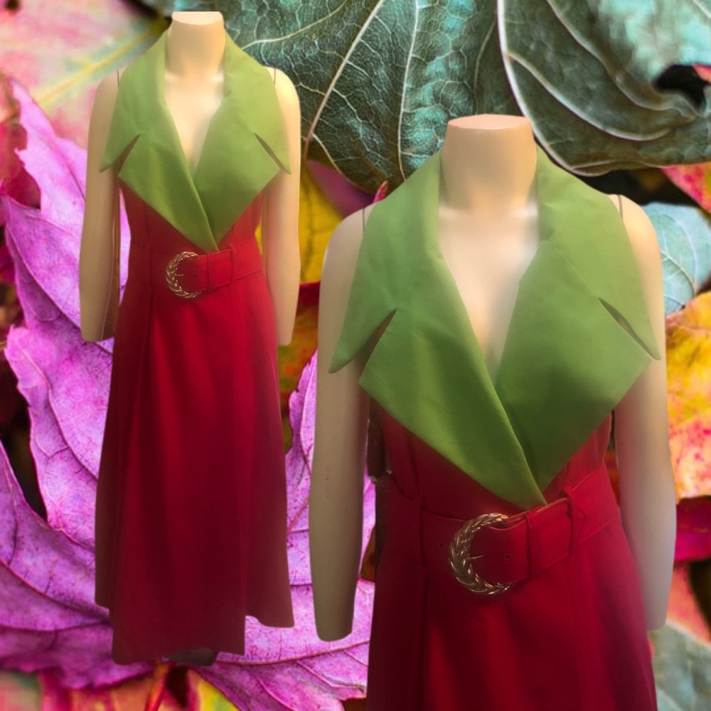 Vintage belted dress